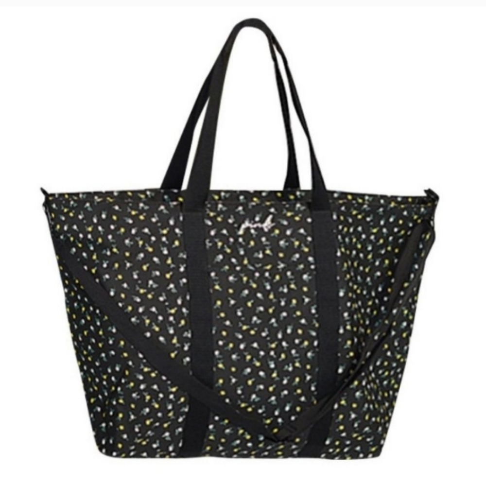 ❤️ Victoria Secret PINK Duffle Bag - Floral Print, Black